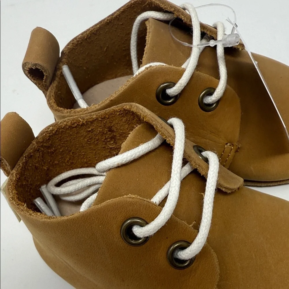Piper Finn Tan Leather Kids /Baby Shoes Size 2 Genuine Leather